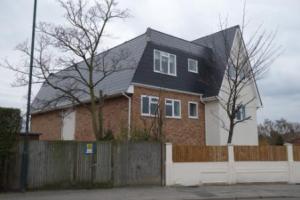 New residences in Blackfen Road, corner of Queenswood Road in 2013