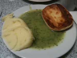Pie, mash and liquor