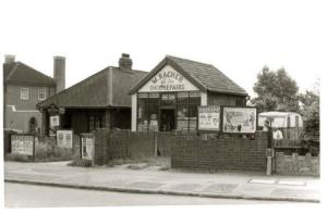 Wally Racher, boot and shoe repairer, Blackfen Road in 1966