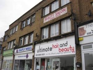 Woodman Parade in 2010. 'Simply Nails' is currently an empty shop