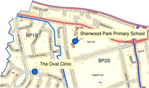 Blendon and Penhill ward map