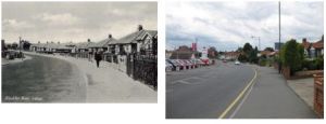 Blackfen Road near Curran Ave, 1930s and 2010