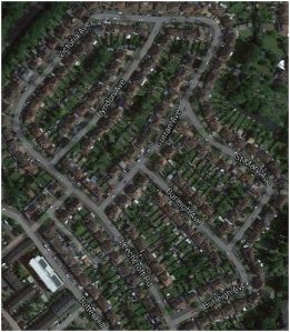 Estate built by Leech in Carshalton/Wallington. Recognise the street names?